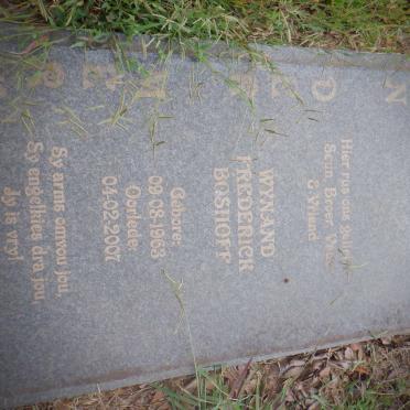 MERWE Wynand Frederick Boshoff, van der 1963-2007