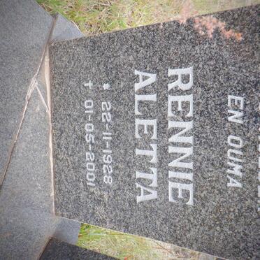 OORDT Gert J.J., van 1928- &amp; Rennie Aletta 1928-2001