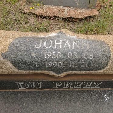 PREEZ Johann, du 1958-1990