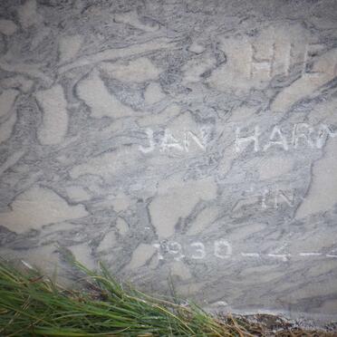 PLESSIS Jan Harm, du 1930-2000