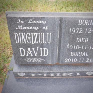 PHIRI Dingizulu David 1972-2010