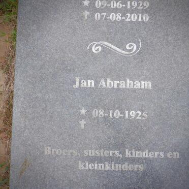PLESSIS Jan Abraham, du 1925- &amp; Johanna Elizabeth Louw POTGIETER 1929-2010