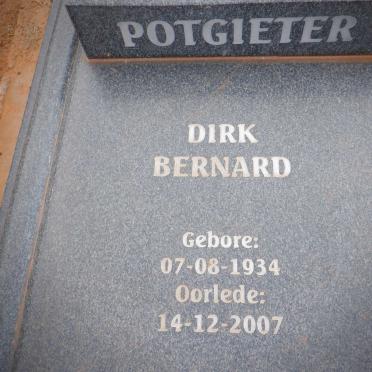 POTGIETER Dirk Bernard 1934-2007