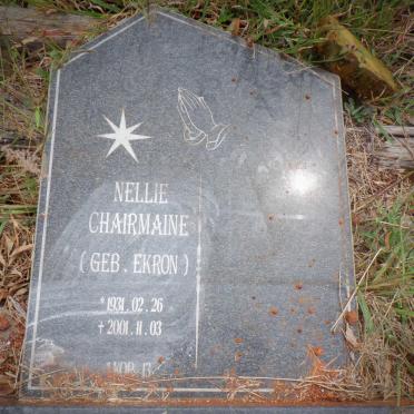 RENSBURG Nellie Chairmaine, Janse van nee EKRON 1931-2001