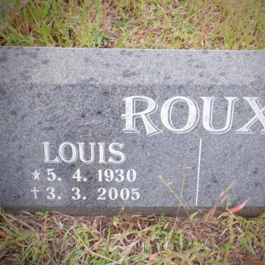 ROUX Louis 1930-2005