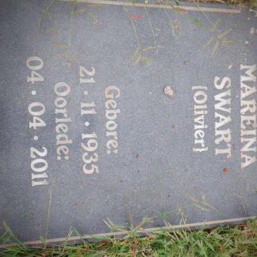 SWART Mareina nee OLIVIER 1935-2011