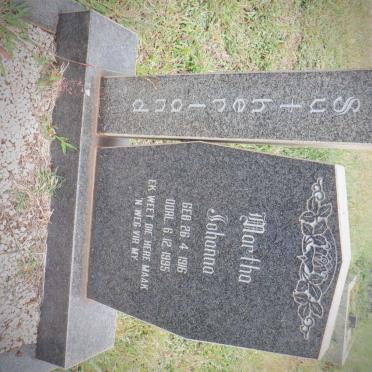 SUTHERLAND Martha Johanna 1916-1995