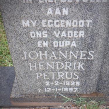SNYMAN Johannes Hendrik Petrus 1925-1997
