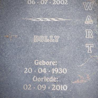 SWART Pieter Daniel Gerhardus 1923-2002 &amp; Dolly 1930-2010