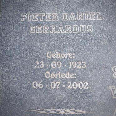 SWART Pieter Daniel Gerhardus 1923-2002 &amp; Dolly 1930-2010
