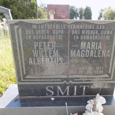 SMIT Peter Willem Albertus 1912-1998 &amp; Maria Magdalena 1917-1998