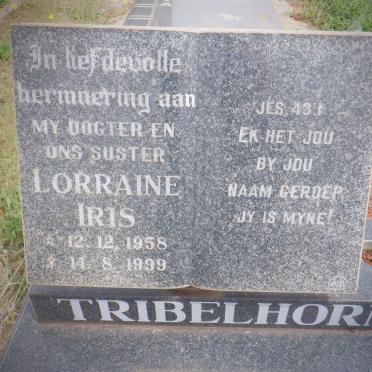 TRIBELHORN Lorraine Iris 1958-1999