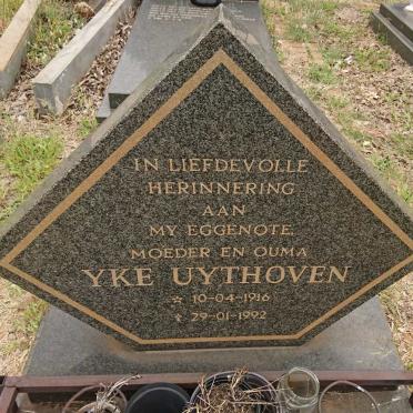UYTHOVEN Yke 1916-1992