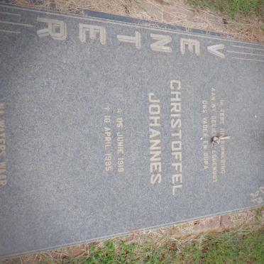 VENTER Christoffel Johannes 1919-1995
