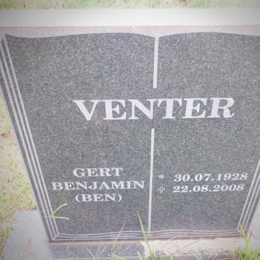 VENTER Gert Benjamin 1928-2008