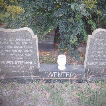 VENTER Petrus Stephanus 1918-1993 &amp; Deborah Cornelia Magdalena 1919-1986