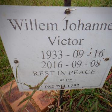VICTOR Willem Johannes 1933-2016