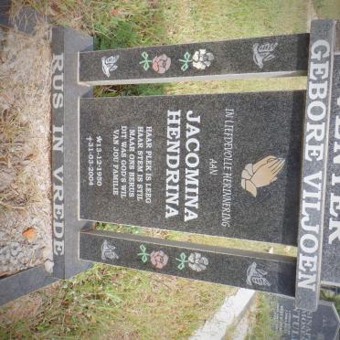 VENTER Jacomina Hendrina nee VILJOEN 1950-2004