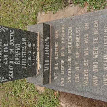 VILJOEN Barend Christiaan 1990-1990