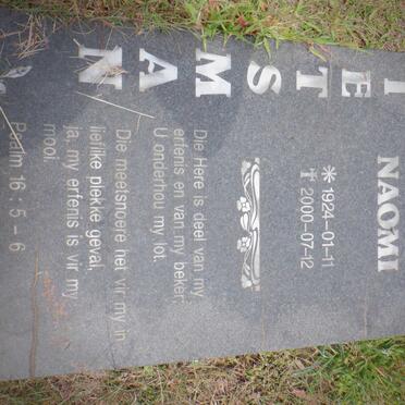 ZIETSMAN Naomi 1924-2000