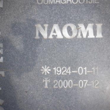 ZIETSMAN Naomi 1924-2000