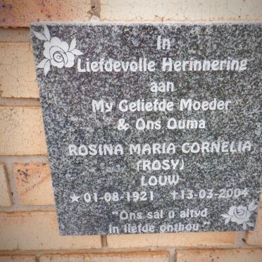 LOUW Rosina Maria Cornelia 1921-2004