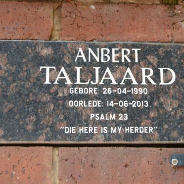 TALJAARD Anbert 1990-2013