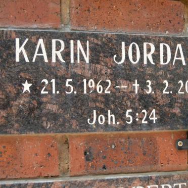 JORDAAN Karin 1962-2008