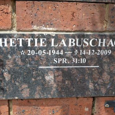 LABUSCHAGNE Hettie 1944-2009