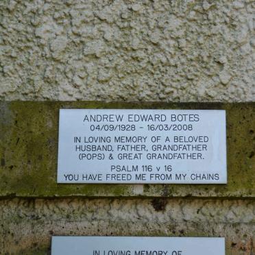 BOTES Andrew Edward 1928-2008