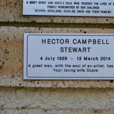 STEWART Hector Campbell 1929-2014