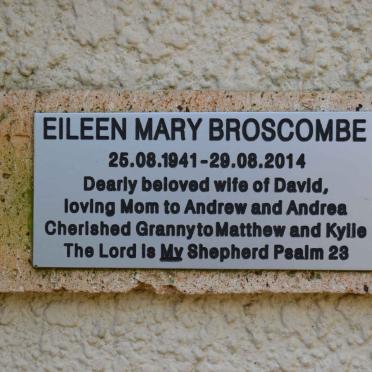 BROSCOMBE Eileen Mary 1941-2014