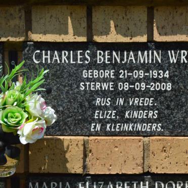 WRIGHT Charles Benjamin 1934-2008