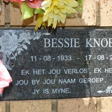 KNOETZE Bessie 1933-2014