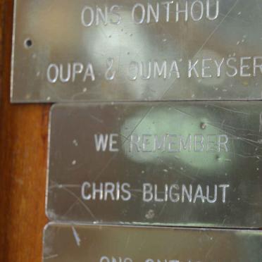 BLIGNAUT Chris