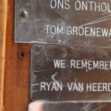 HEERDEN Ryan, van
