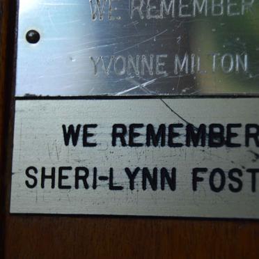 FOSTER Sheri-Lynn