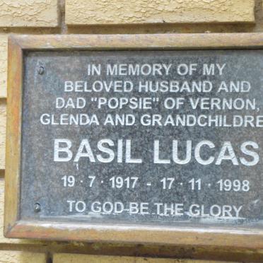 LUCAS Basil 1917-1998