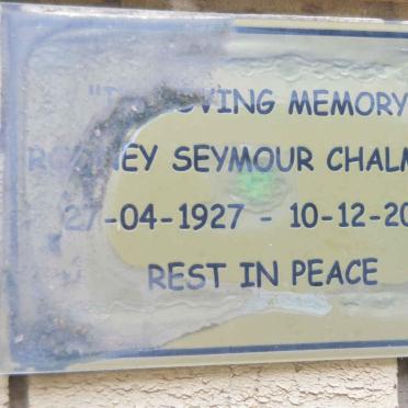 CHALMERS Rodney Seymour 1927-2003