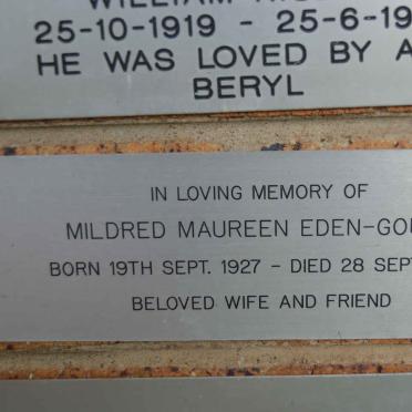 GOULD Mildred Maureen, EDEN 1927-2010