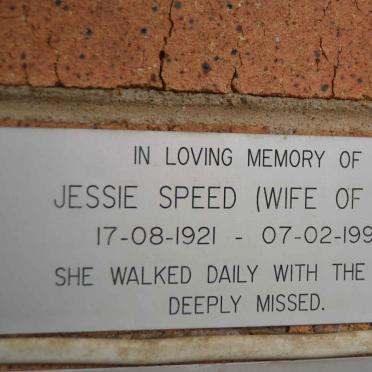 SPEED Jessie 1921-1995
