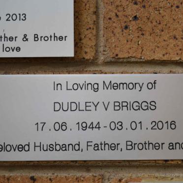 BRIGGS Dudley V. 1944-2016