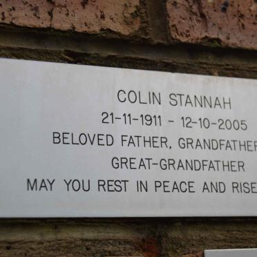 STANNAH Colin 1911-2005