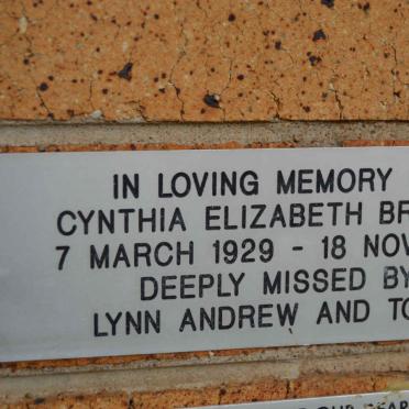 BROWNE Cynthia Elizabeth 1929-1993
