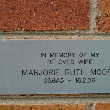 MOORE Marjorie Ruth 1945-2006