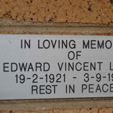 LLOYD Edward Vincent 1921-1993