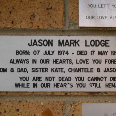 LODGE Jason Mark 1974-1997