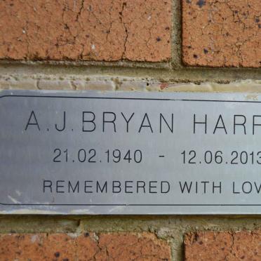 HARRIS A.J. Bryan 1940-2013
