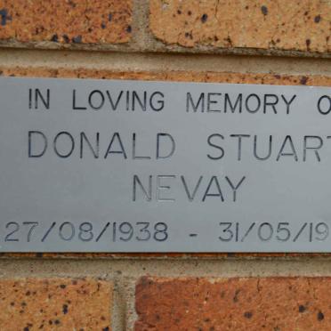 NEVAY Donald Stuart 1938-1994