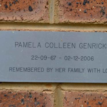 GENRICKS Pamela Colleen 1967-2006